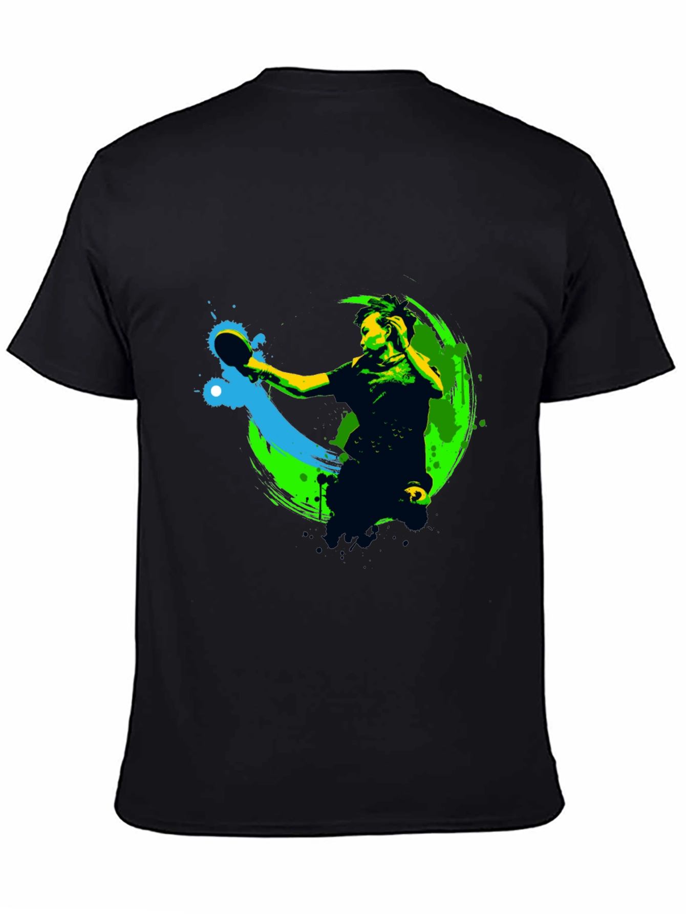 Table Tennis Player Graphic T-Shirt