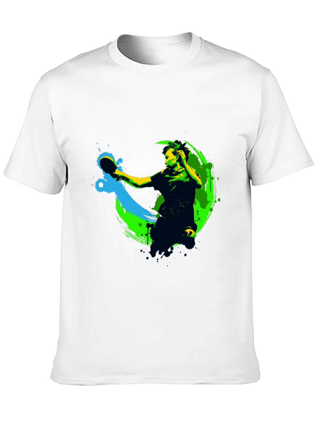 Table Tennis Player Graphic T-Shirt