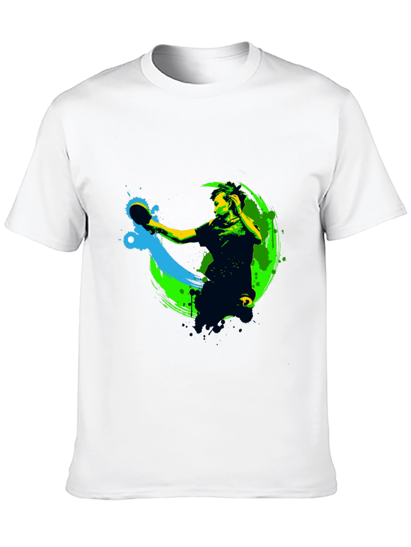 Table Tennis Player Graphic T-Shirt
