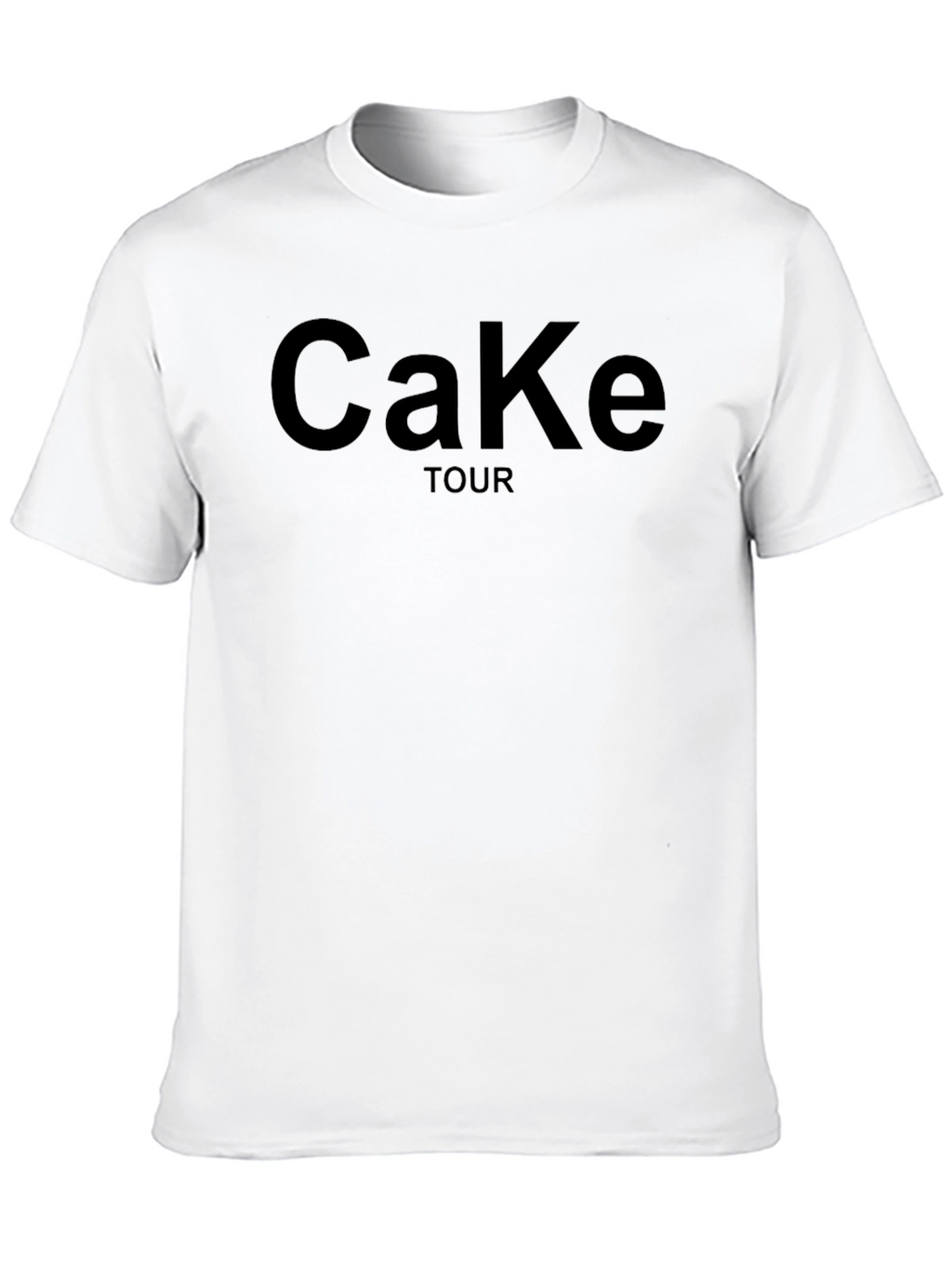 Cake Tour Black T-Shirt Music Band Tee