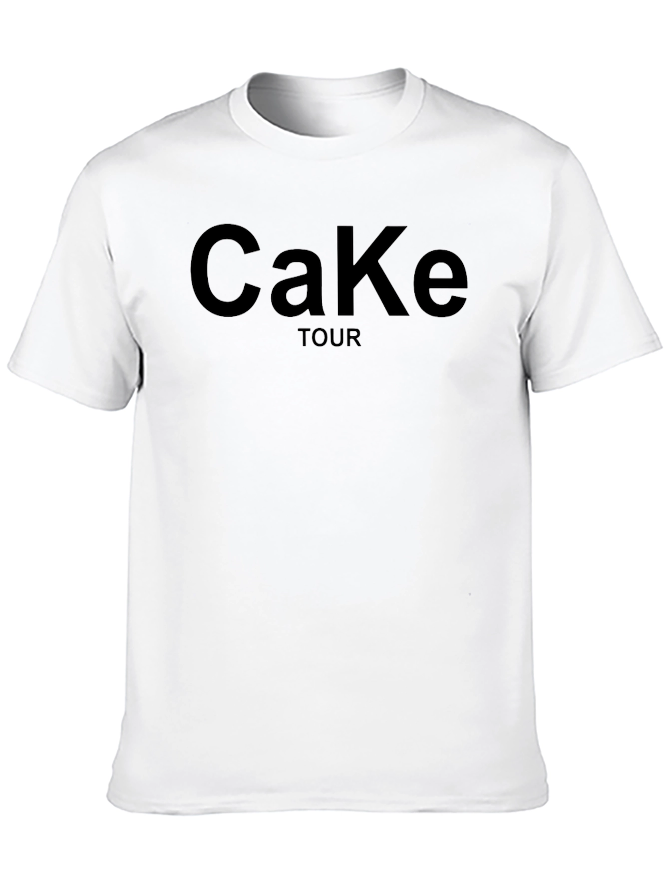 Cake Tour Black T-Shirt Music Band Tee
