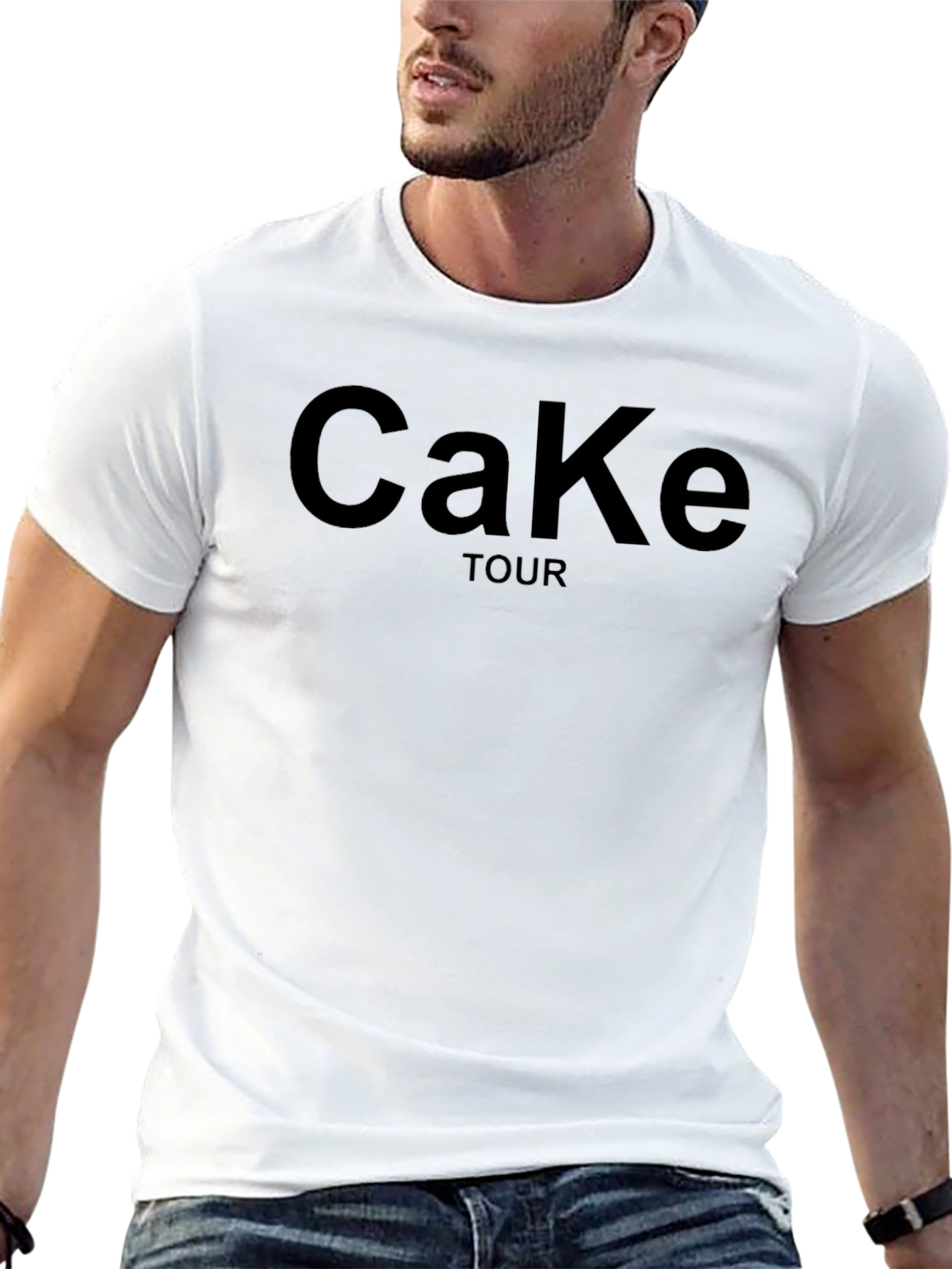 Cake Tour Black T-Shirt Music Band Tee