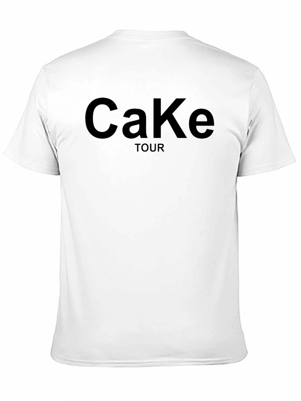Cake Tour Black T-Shirt Music Band Tee