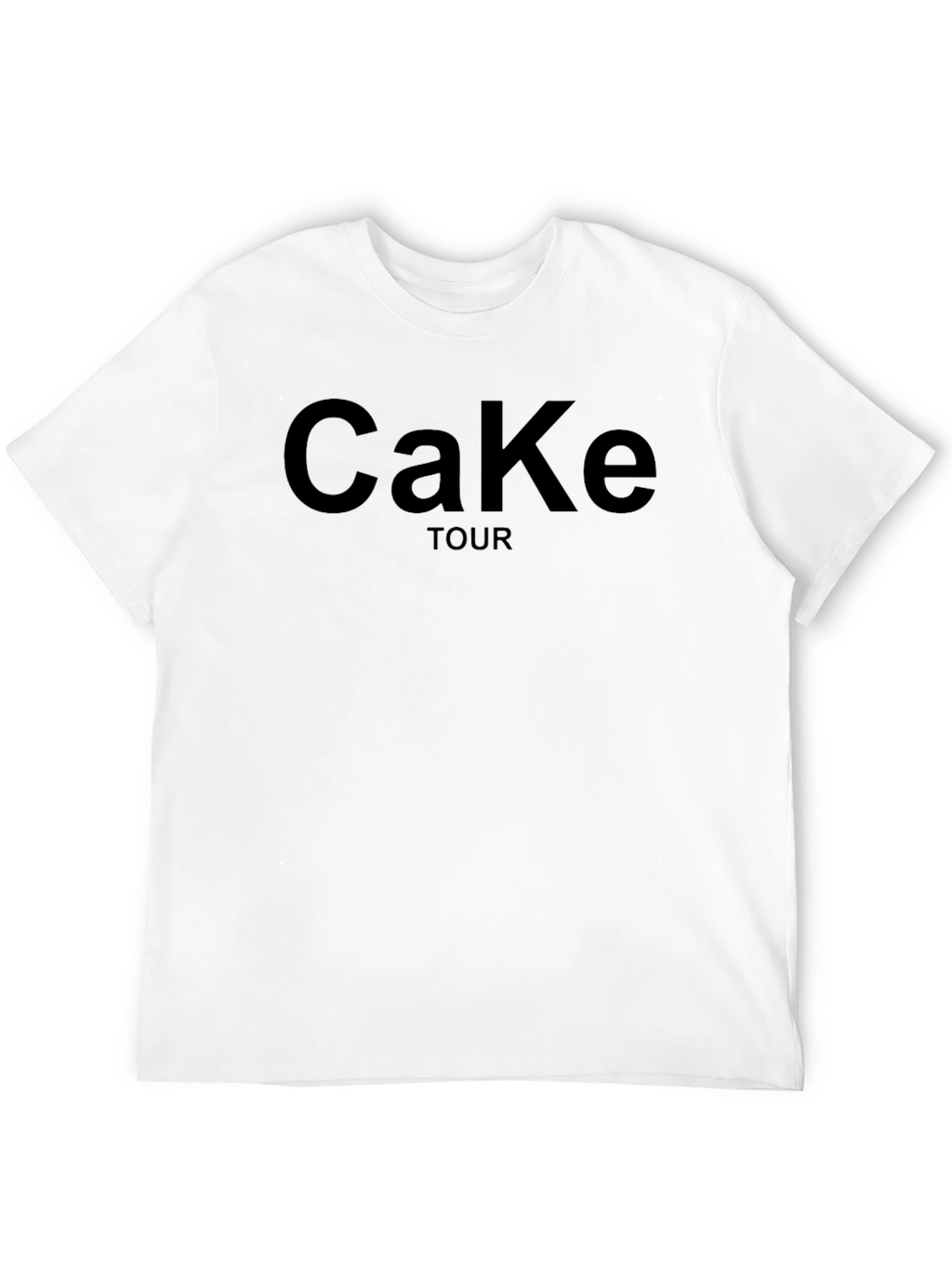 Cake Tour Black T-Shirt Music Band Tee