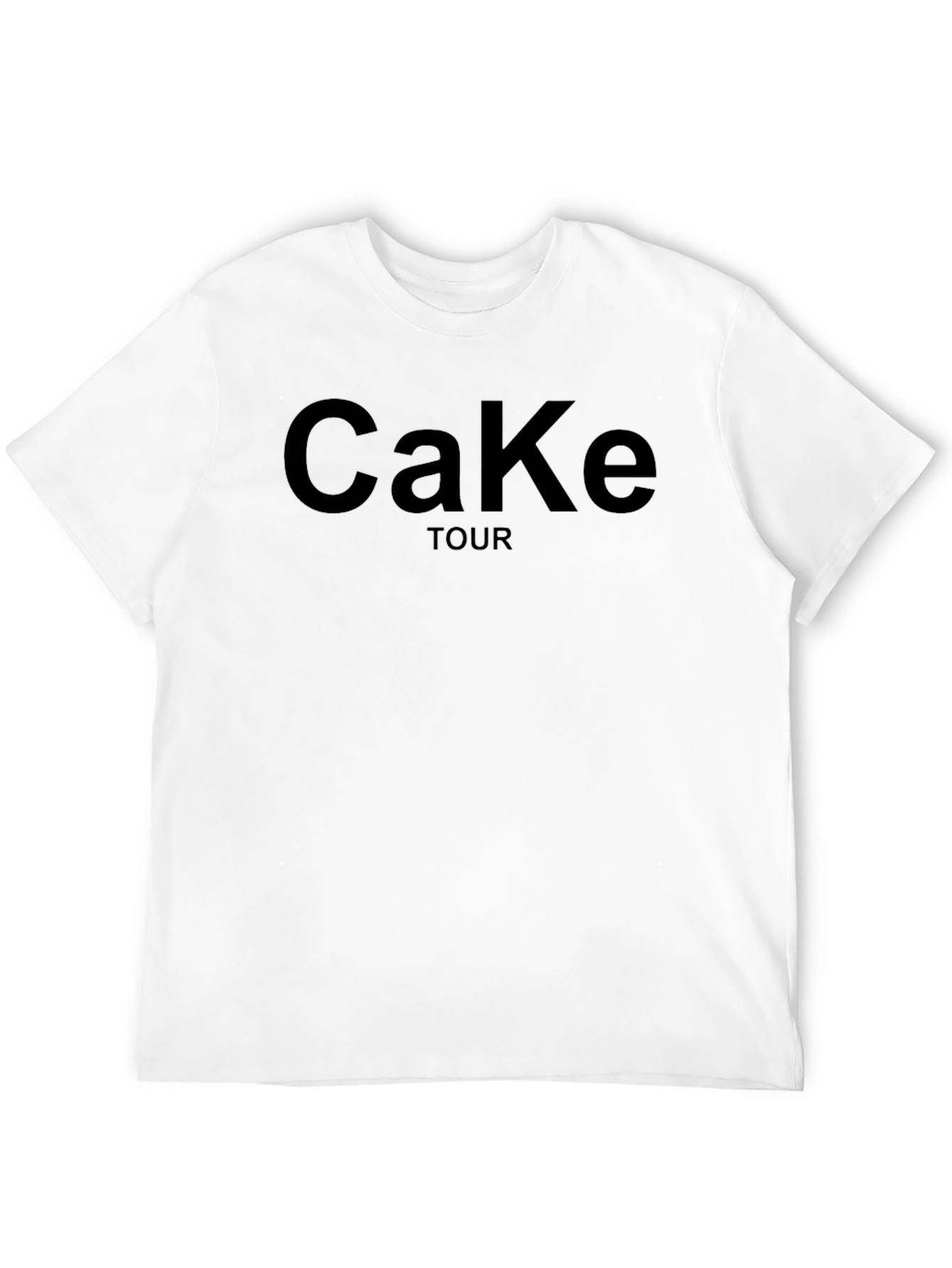 Cake Tour Black T-Shirt Music Band Tee