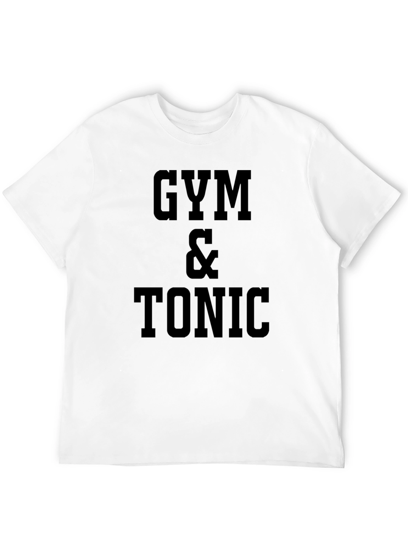 Gym & Tonic Black T-Shirt - Workout Humor