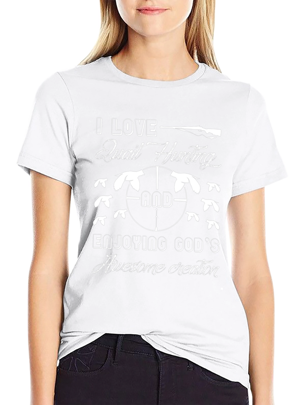 Quail Hunting Graphic T-Shirt - Enjoy Gods Creation
