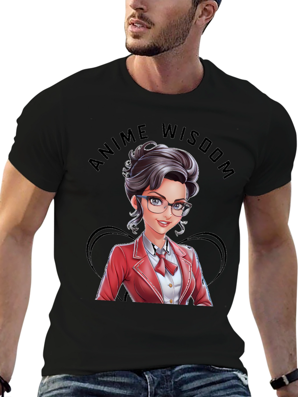 Anime Wisdom Graphic T-Shirt