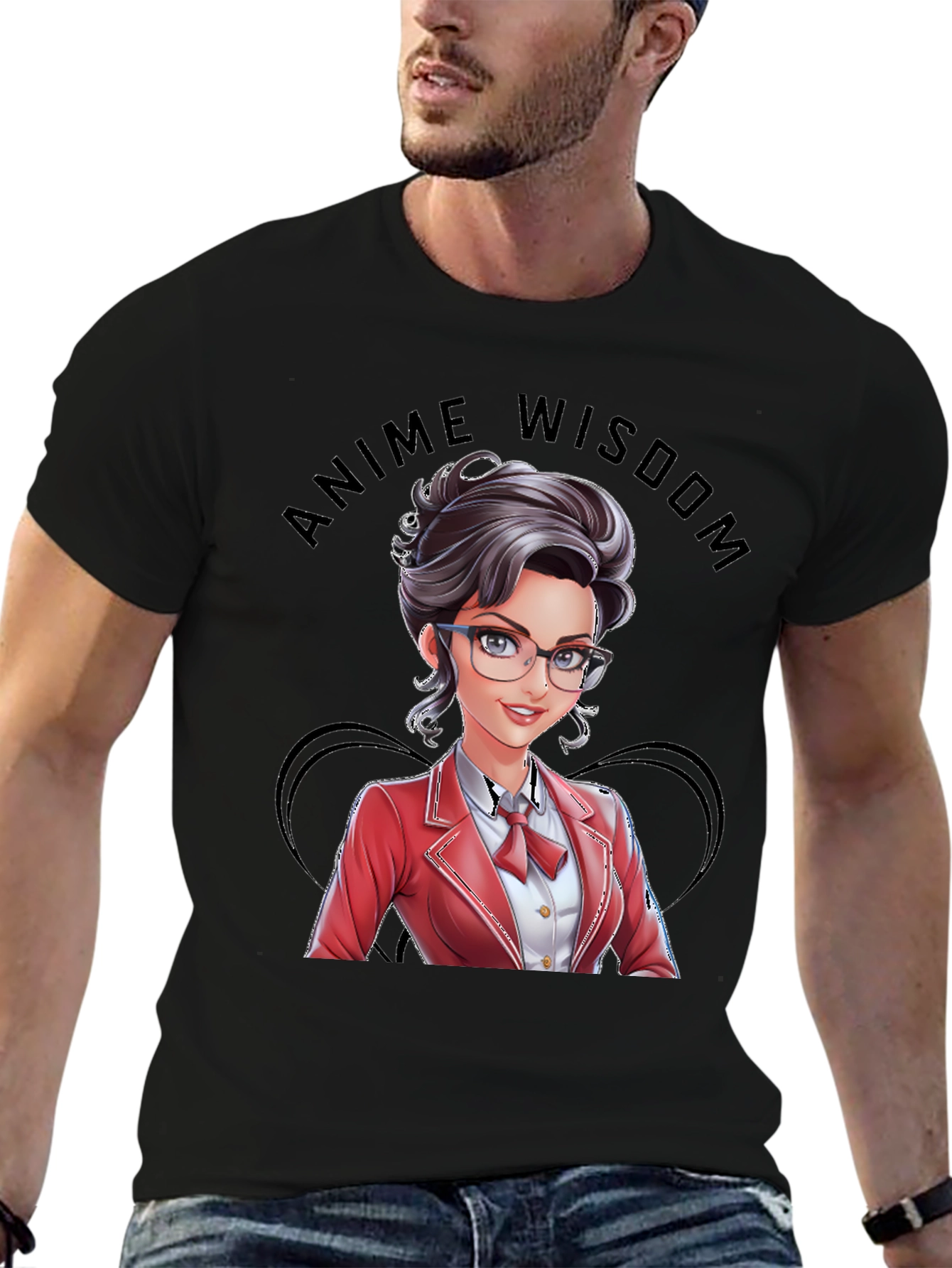 Anime Wisdom Graphic T-Shirt