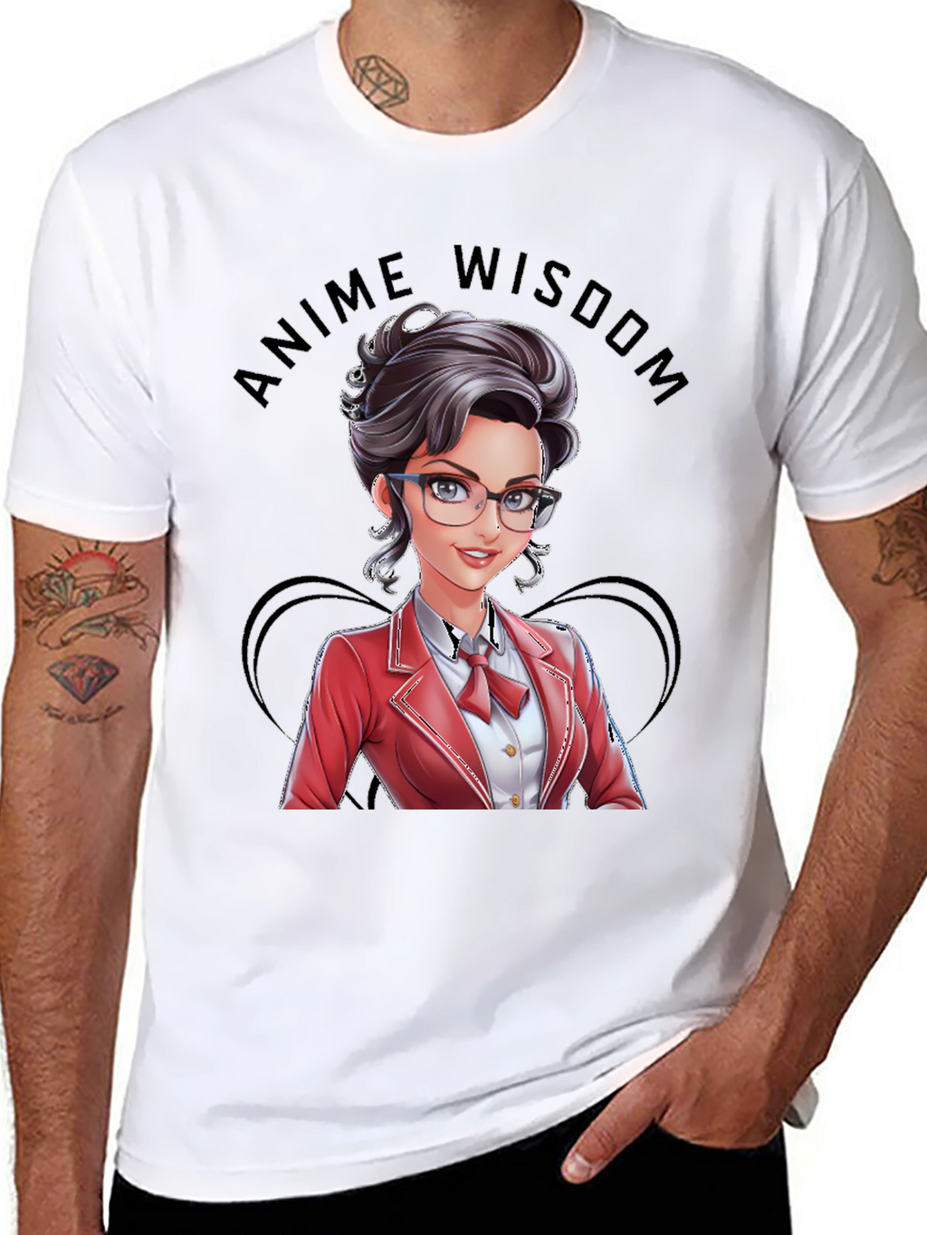 Anime Wisdom Graphic T-Shirt