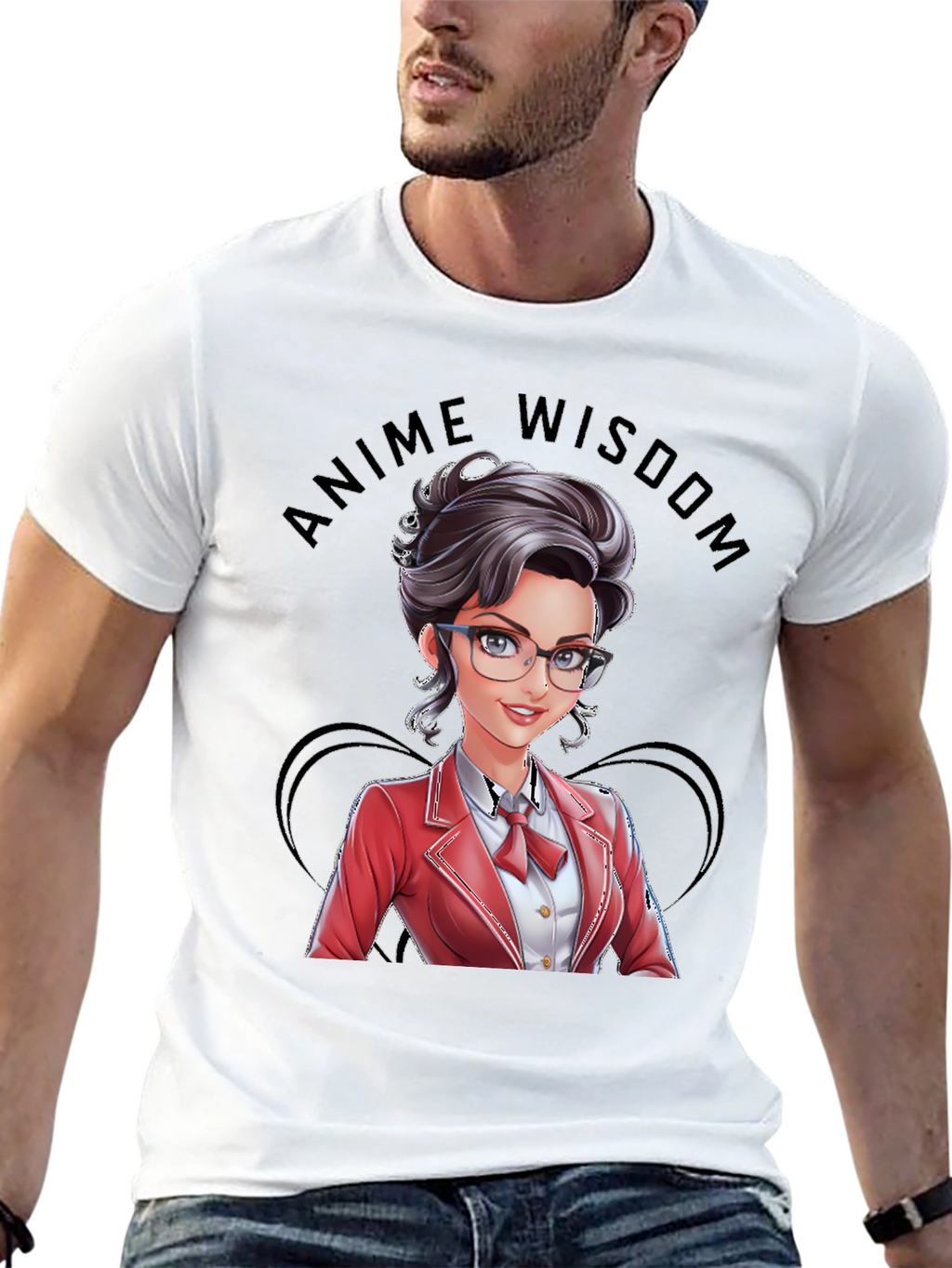 Anime Wisdom Graphic T-Shirt