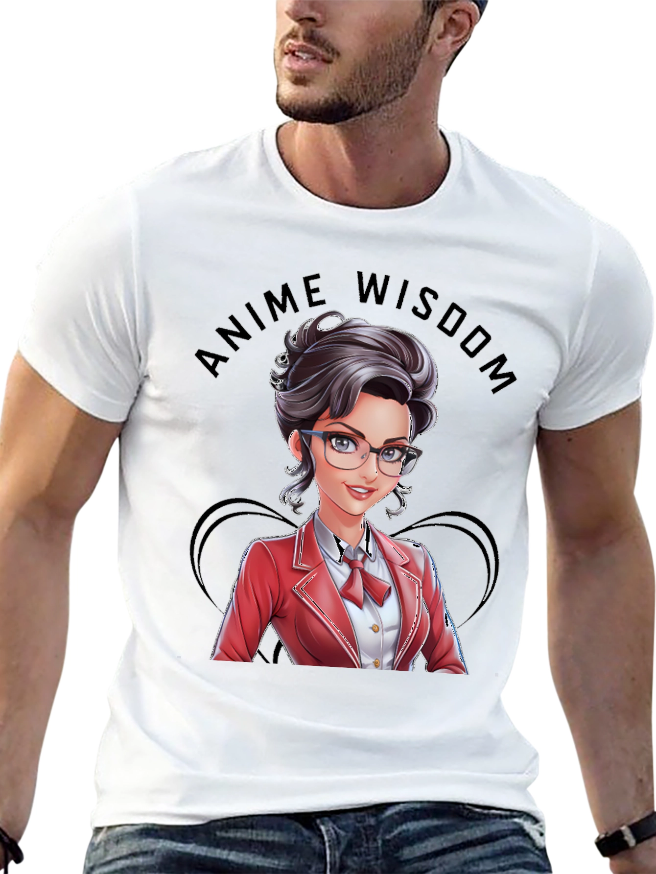 Anime Wisdom Graphic T-Shirt
