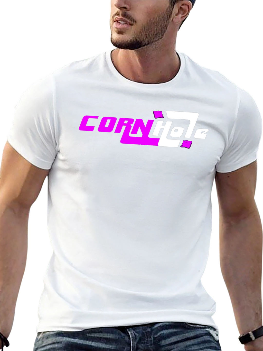 Cornhole Graphic Tee - Casual Style