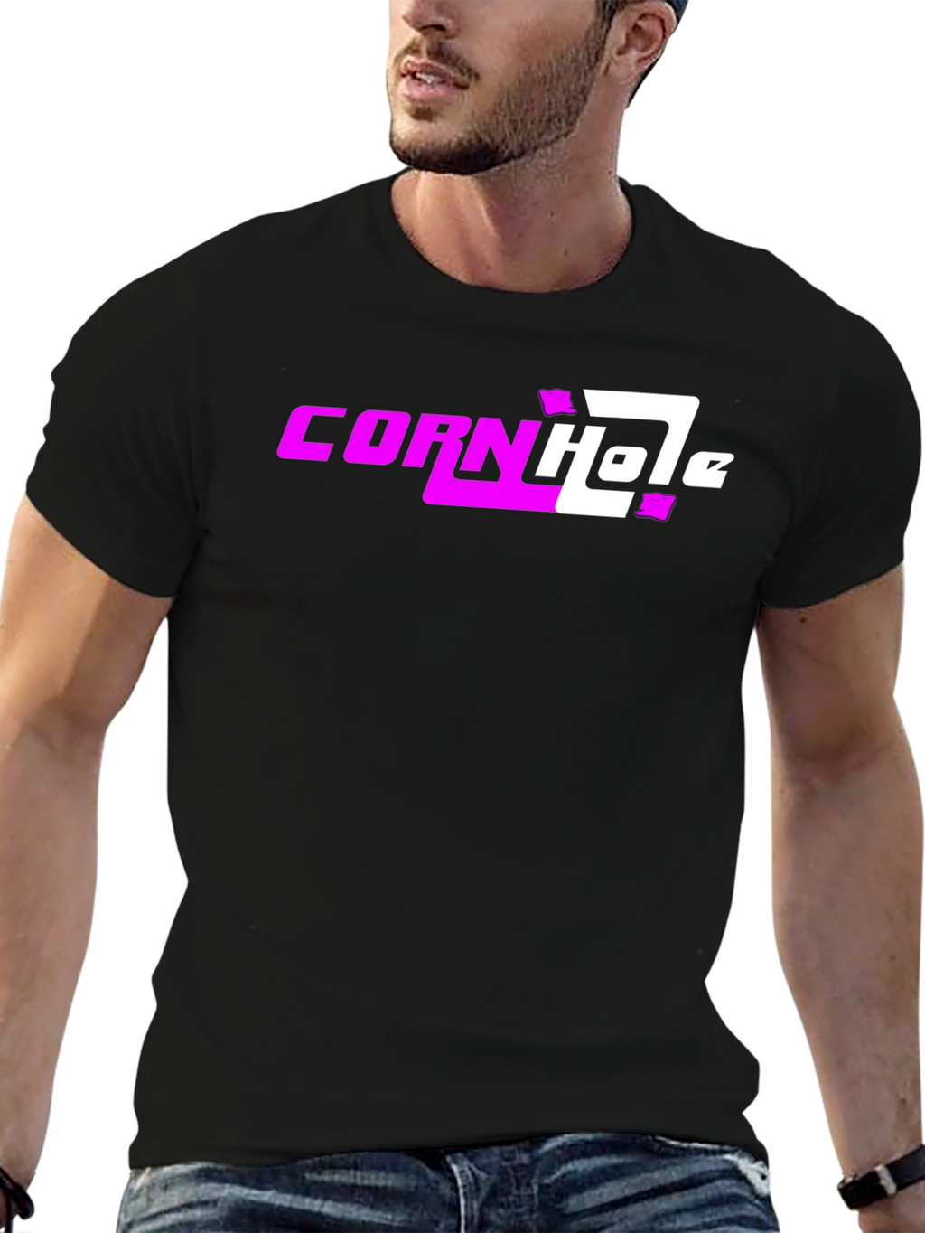 Cornhole Graphic Tee - Casual Style