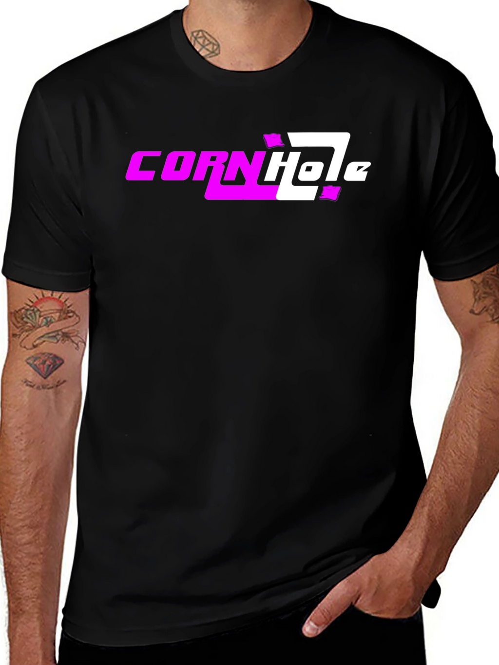 Cornhole Graphic Tee - Casual Style
