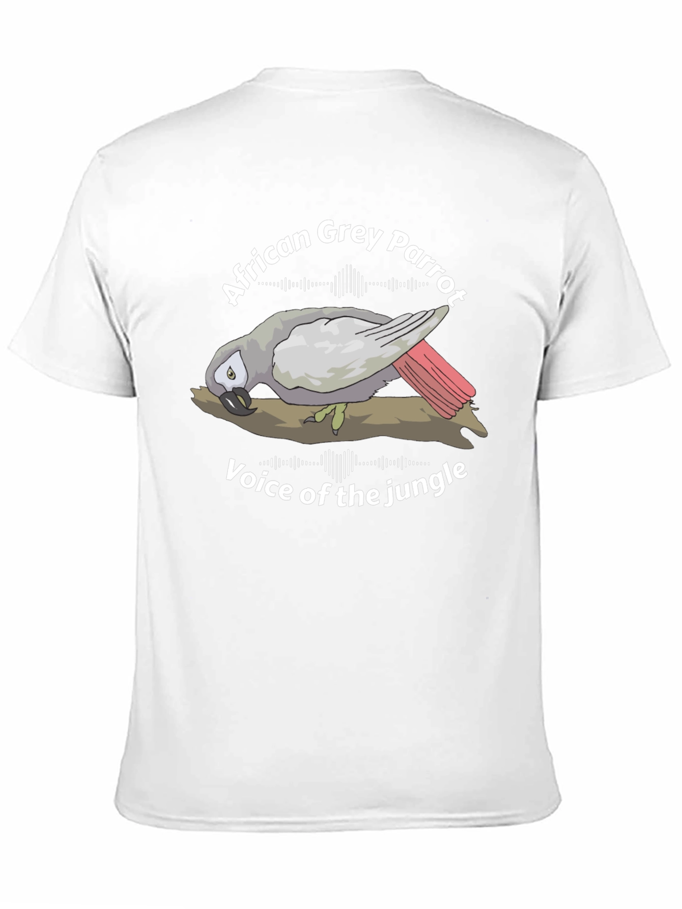 African Grey Parrot Voice of the Jungle Graphic Tee