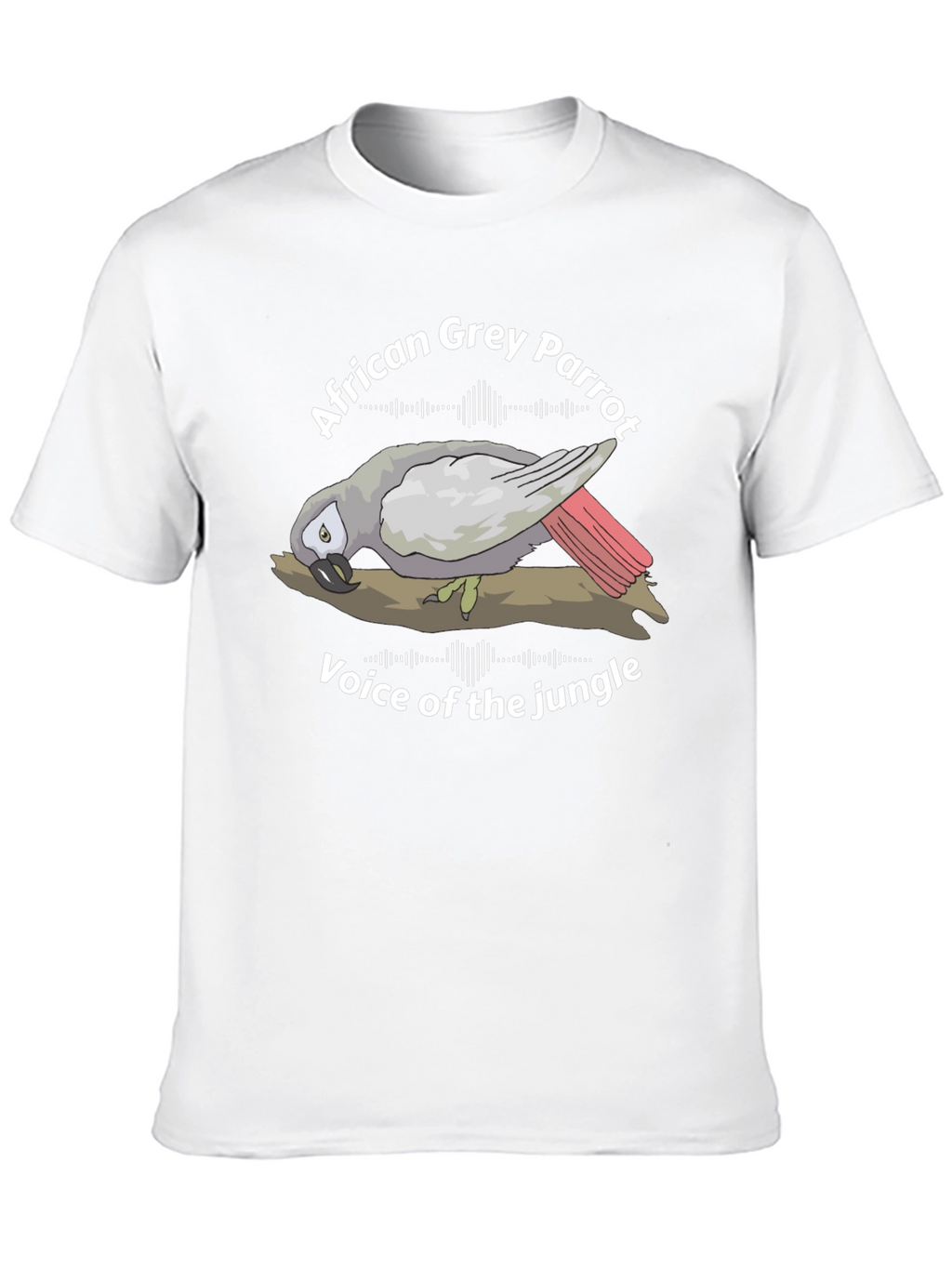 African Grey Parrot Voice of the Jungle Graphic Tee