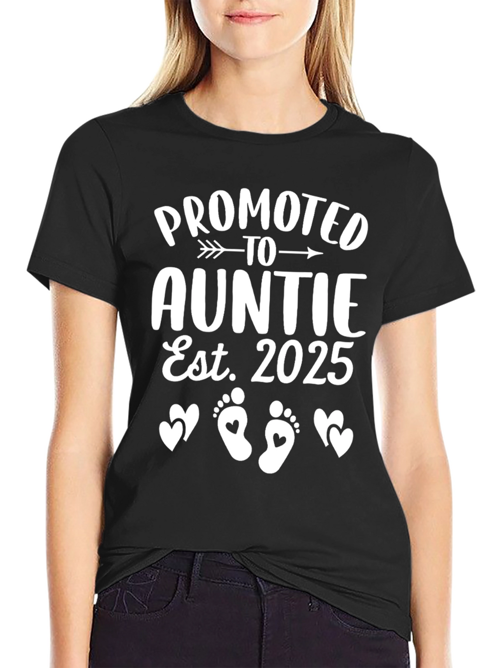 Promoted to Auntie Est. 2025 T-Shirt