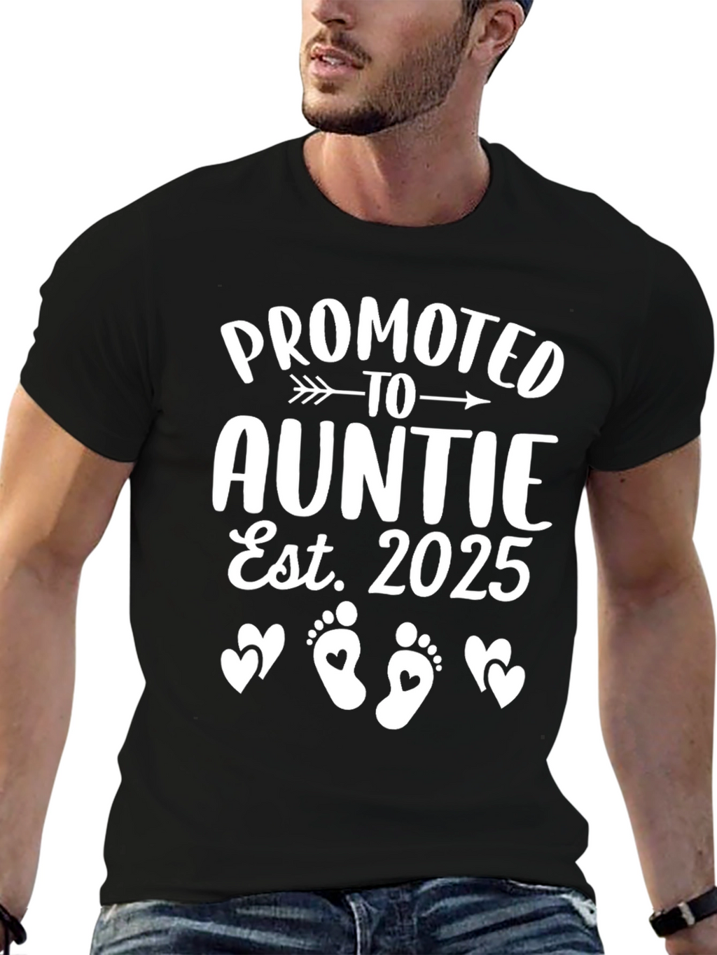 Promoted to Auntie Est. 2025 T-Shirt