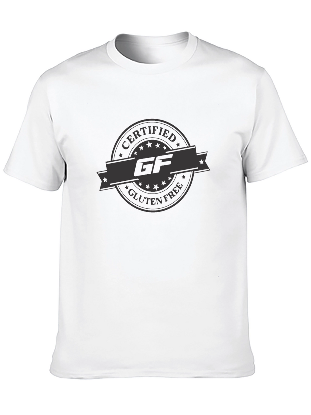 Certified Gluten Free GF T-Shirt - Black