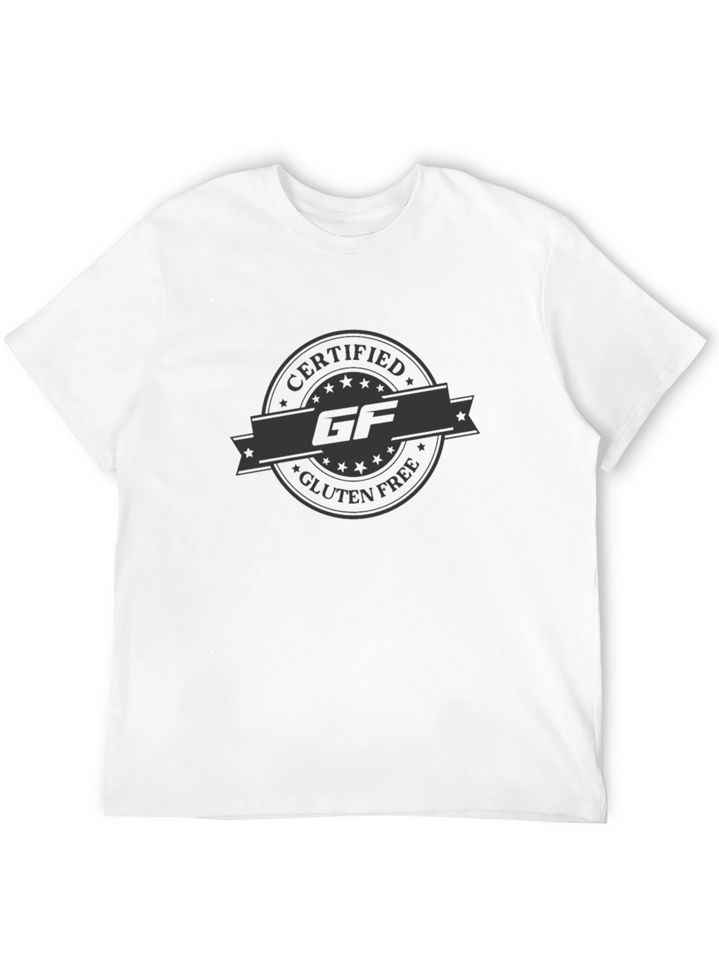Certified Gluten Free GF T-Shirt - Black
