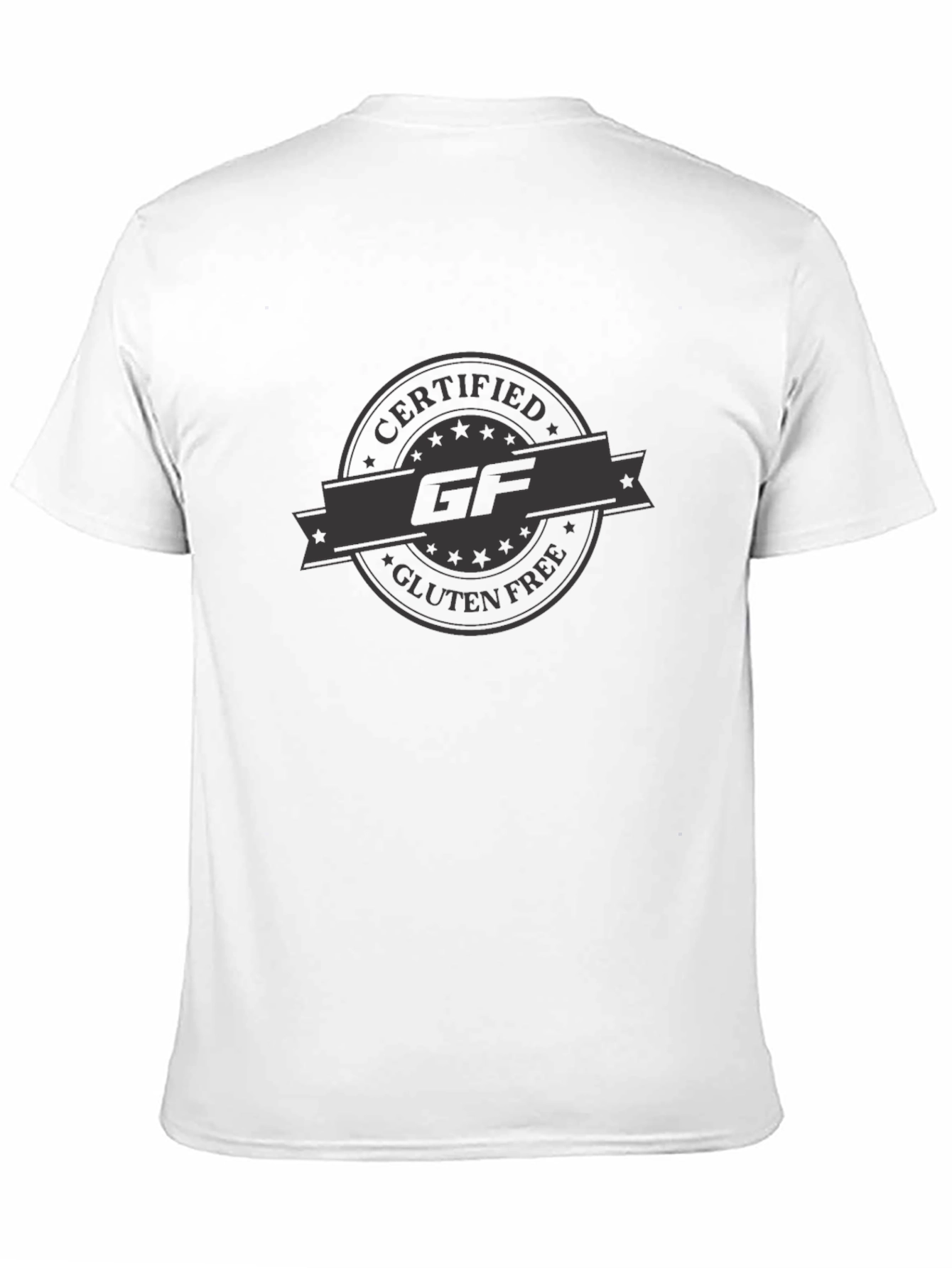 Certified Gluten Free GF T-Shirt - Black