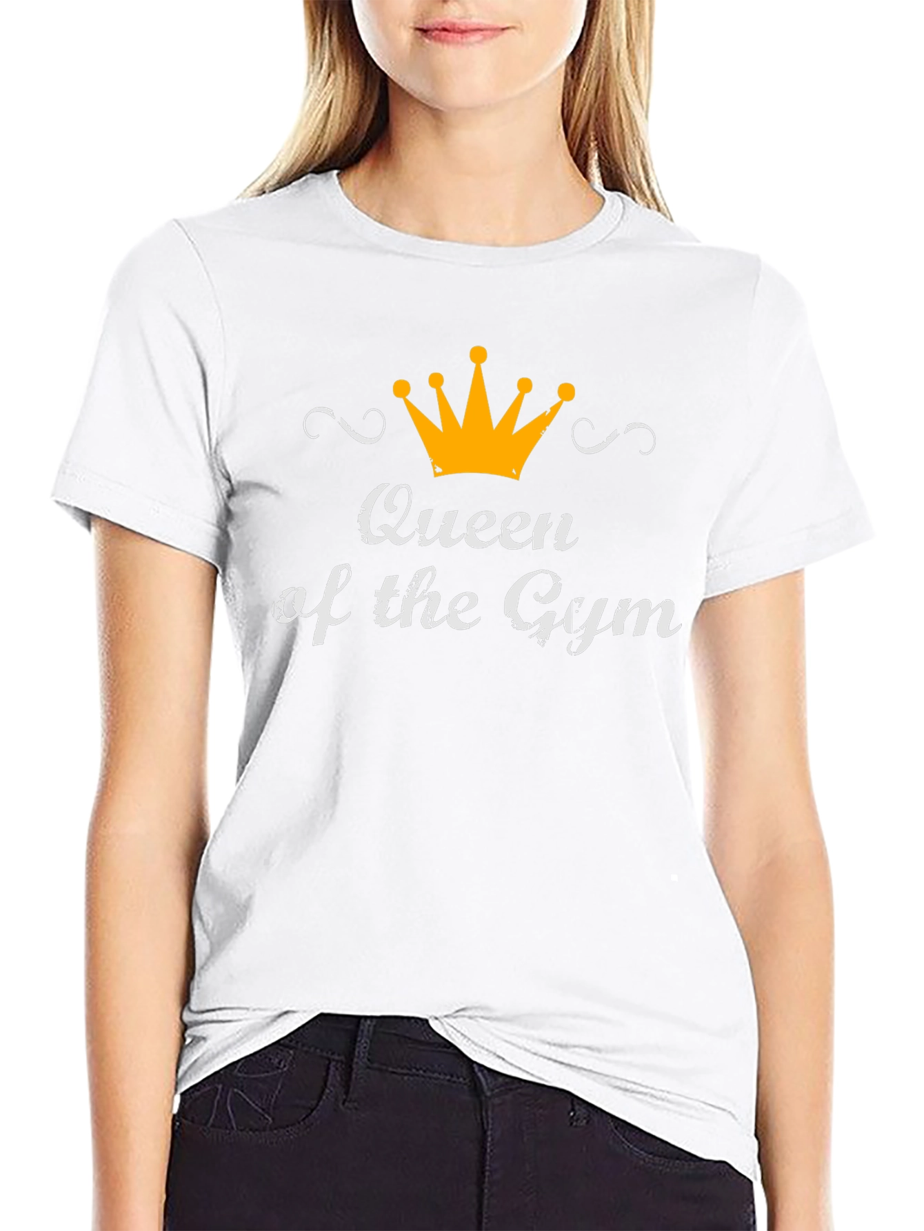 Queen of the Gym Black T-Shirt