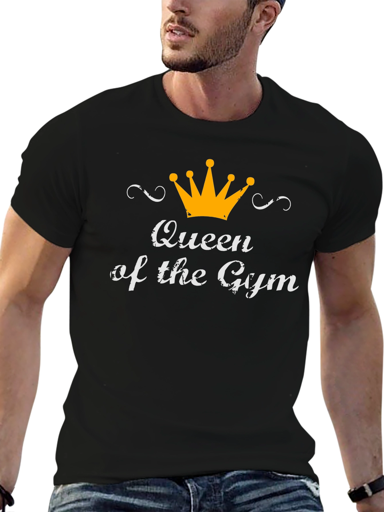 Queen of the Gym Black T-Shirt