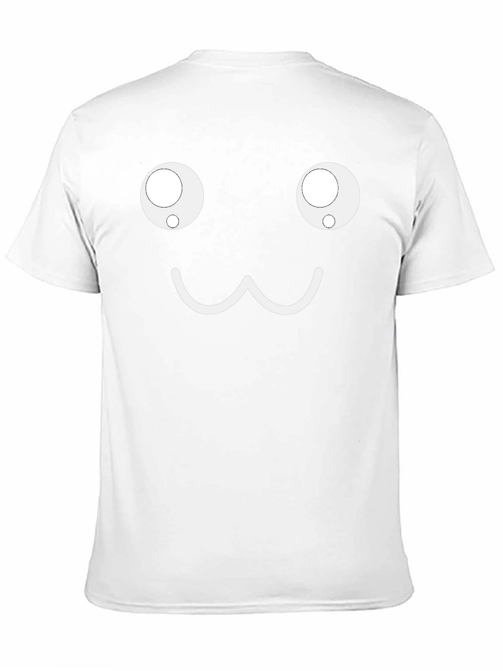 Cute Face Graphic Black T-Shirt