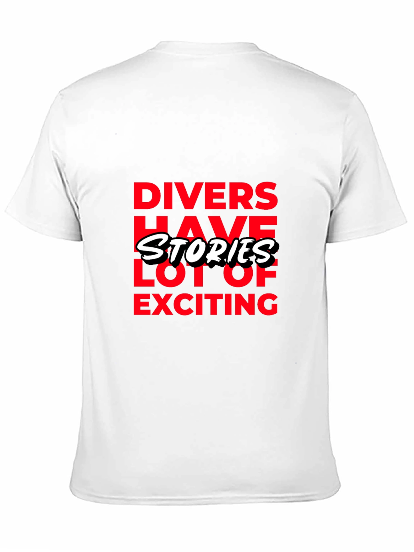 Divers Have Stories Black Graphic T-Shirt
