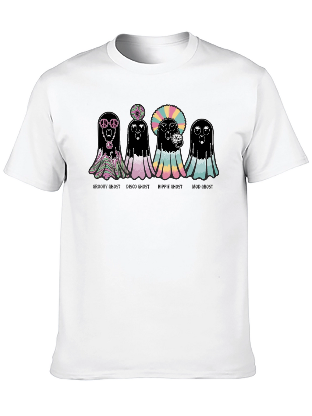 Groovy Ghost T-Shirt - Halloween Fun