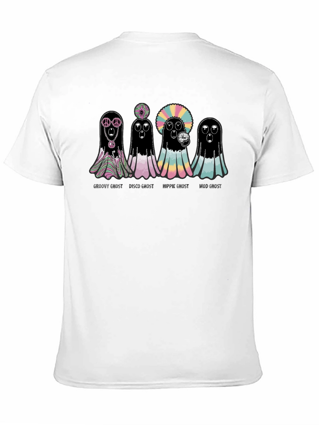 Groovy Ghost T-Shirt - Halloween Fun