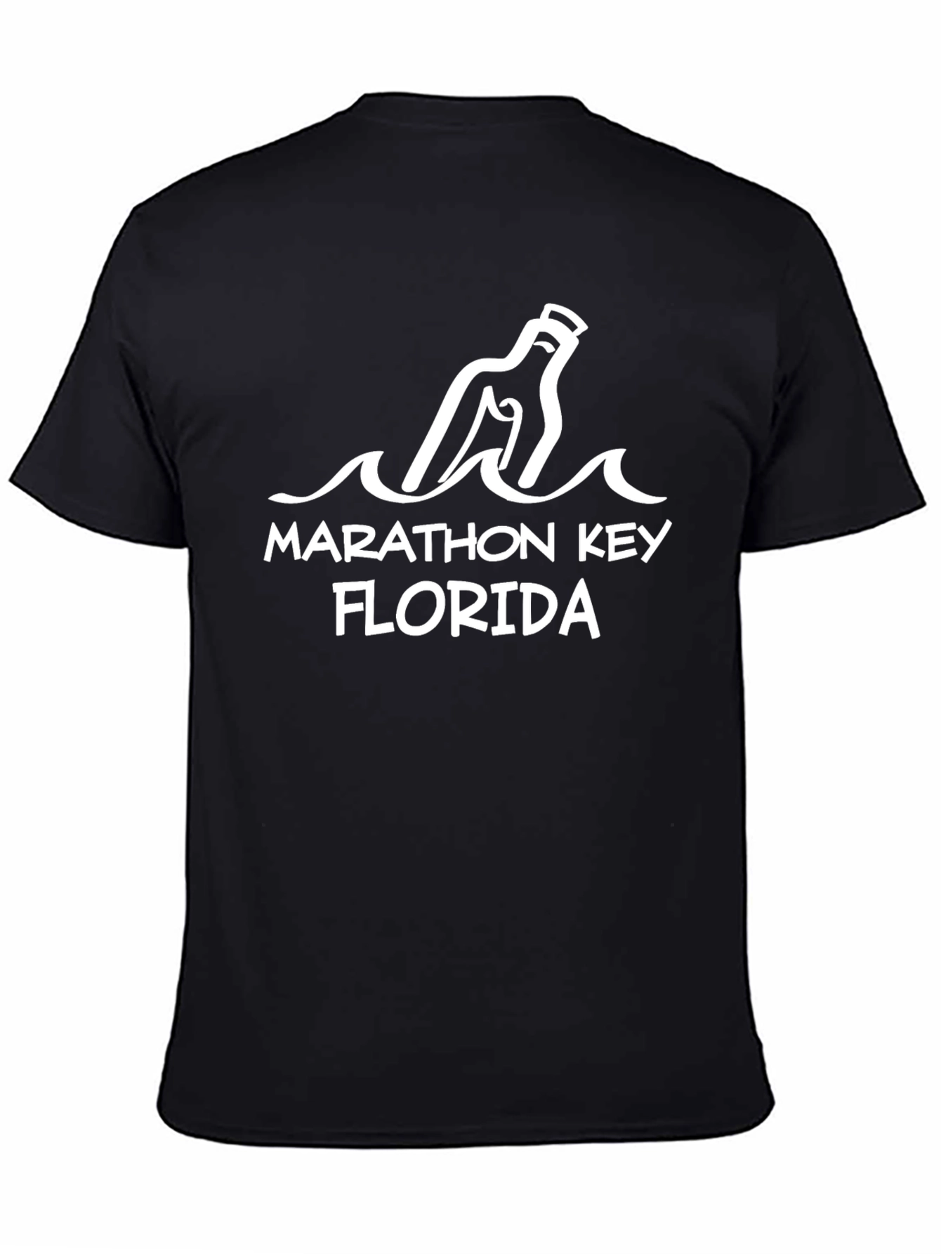 Marathon Key Florida Message in a Bottle T-Shirt