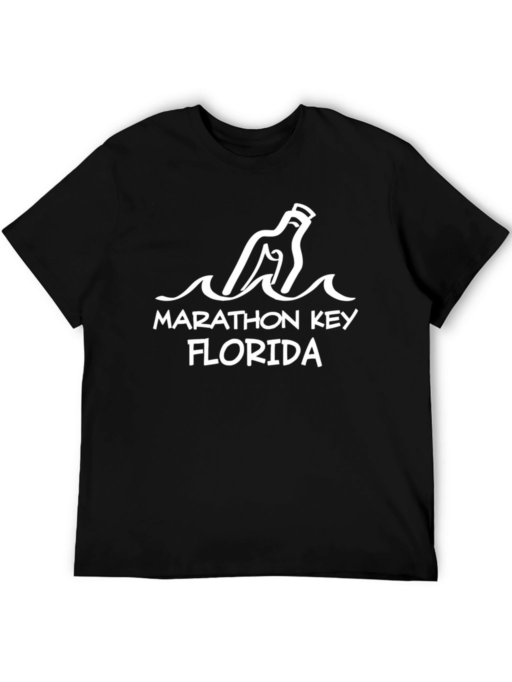 Marathon Key Florida Message in a Bottle T-Shirt