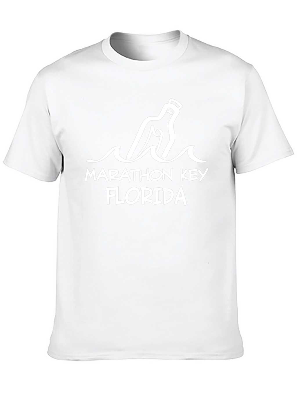 Marathon Key Florida Message in a Bottle T-Shirt