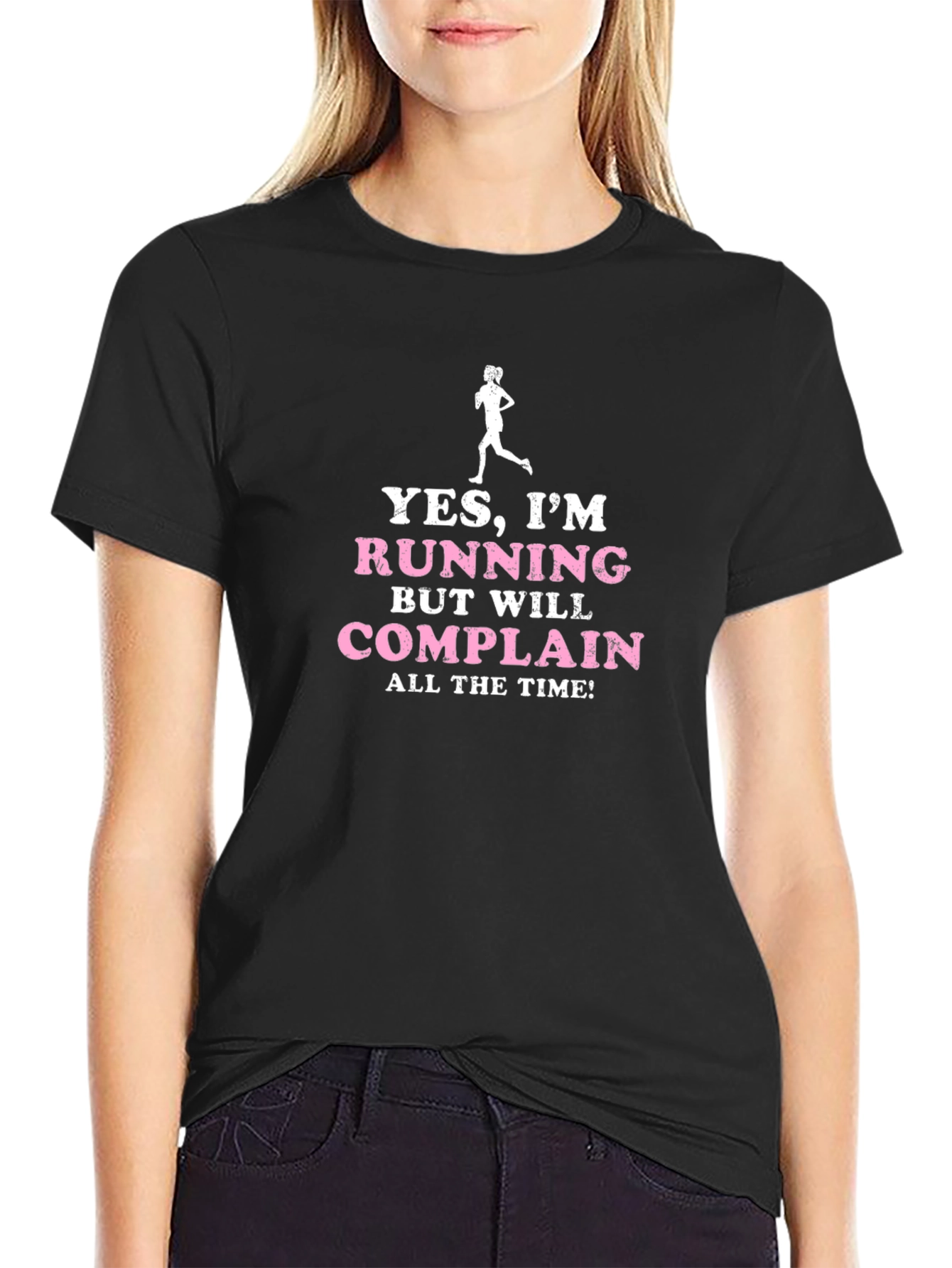 Funny Running T-Shirt: Yes Im Running But Will Complain
