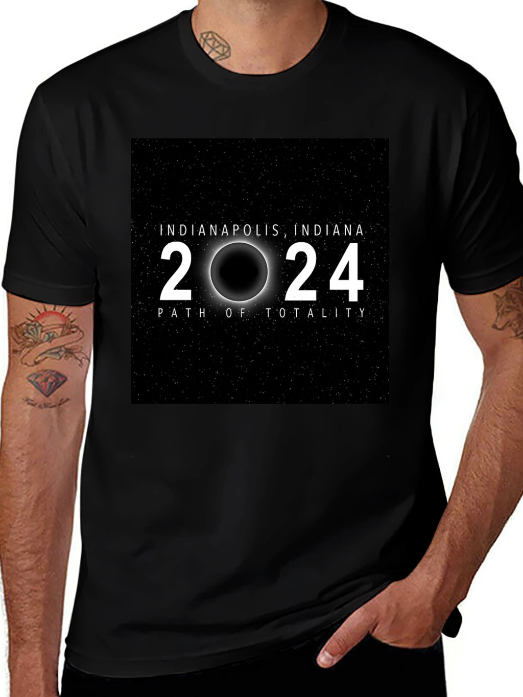 Indianapolis 2024 Eclipse T-Shirt