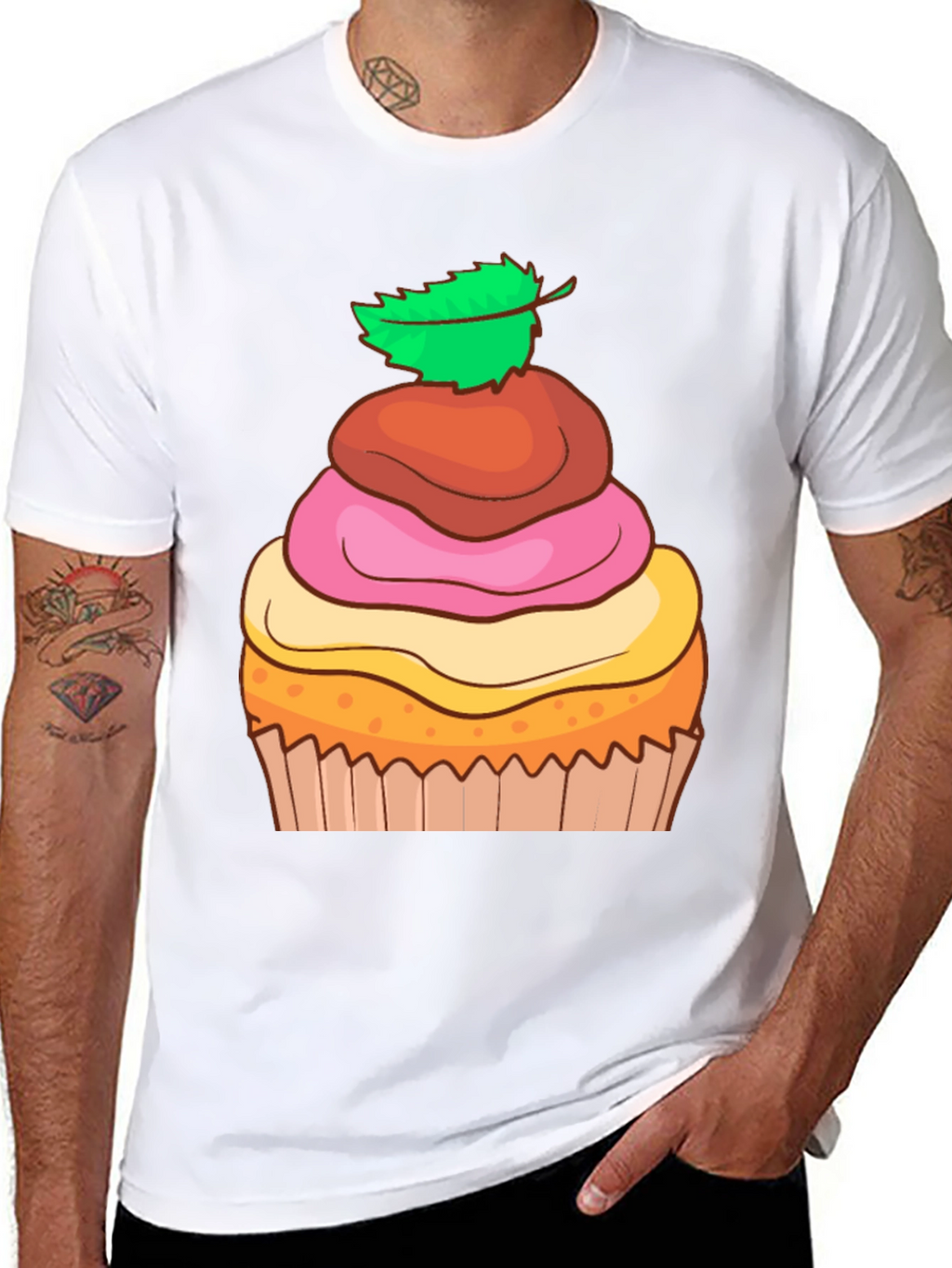 Cupcake Graphic Tee - Sweet Treat Design!