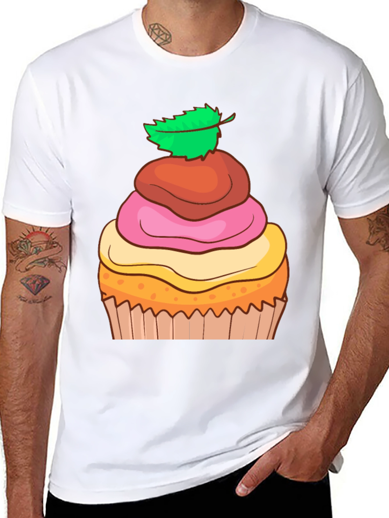 Cupcake Graphic Tee - Sweet Treat Design!