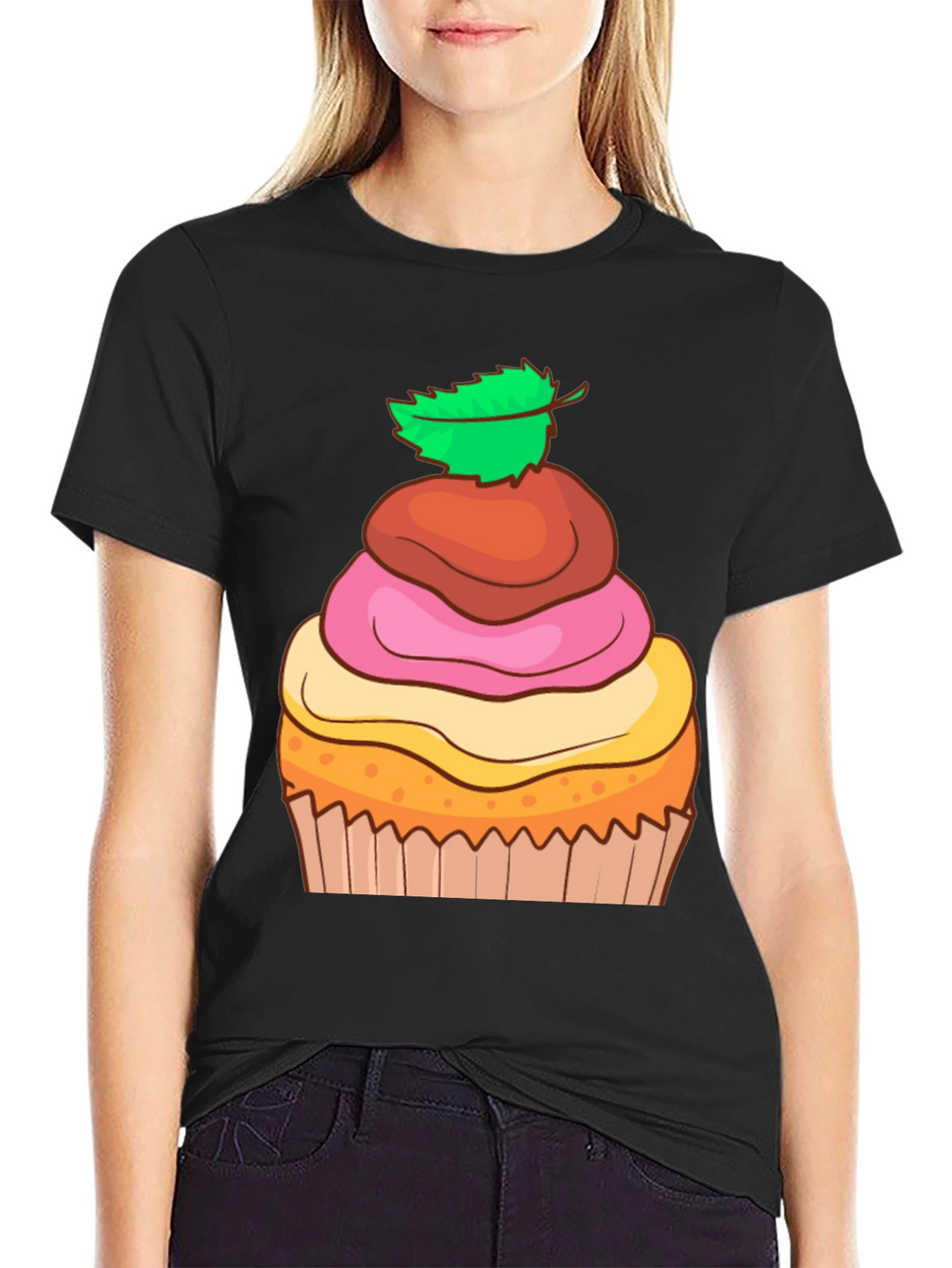 Cupcake Graphic Tee - Sweet Treat Design!