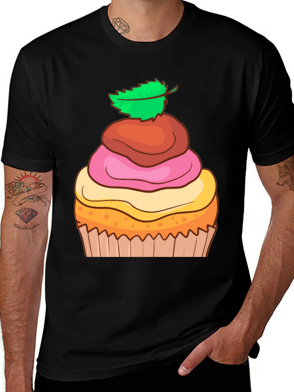 Cupcake Graphic Tee - Sweet Treat Design!