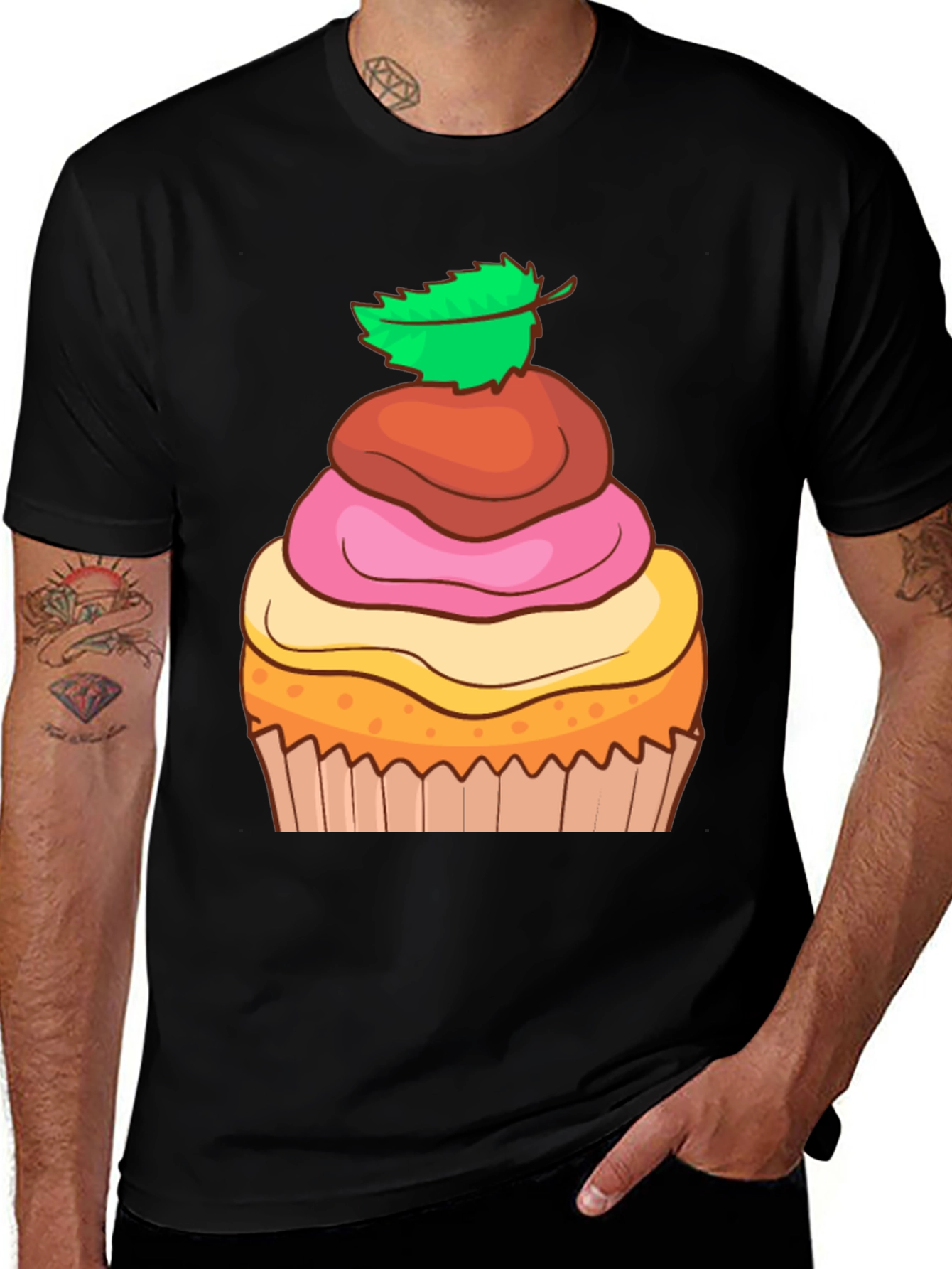 Cupcake Graphic Tee - Sweet Treat Design!