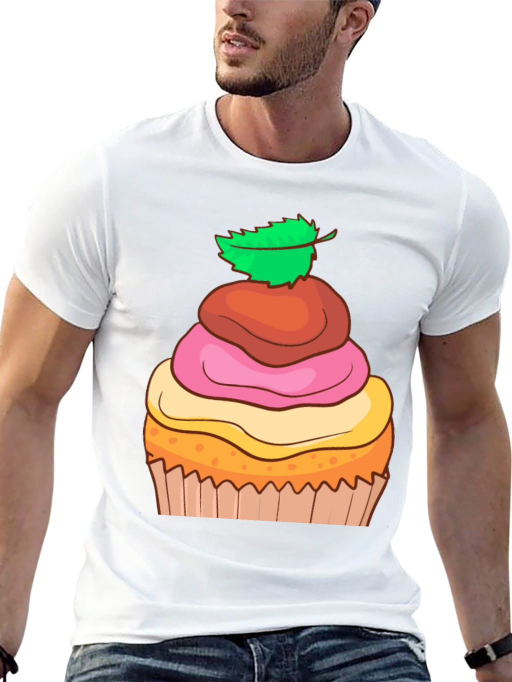 Cupcake Graphic Tee - Sweet Treat Design!