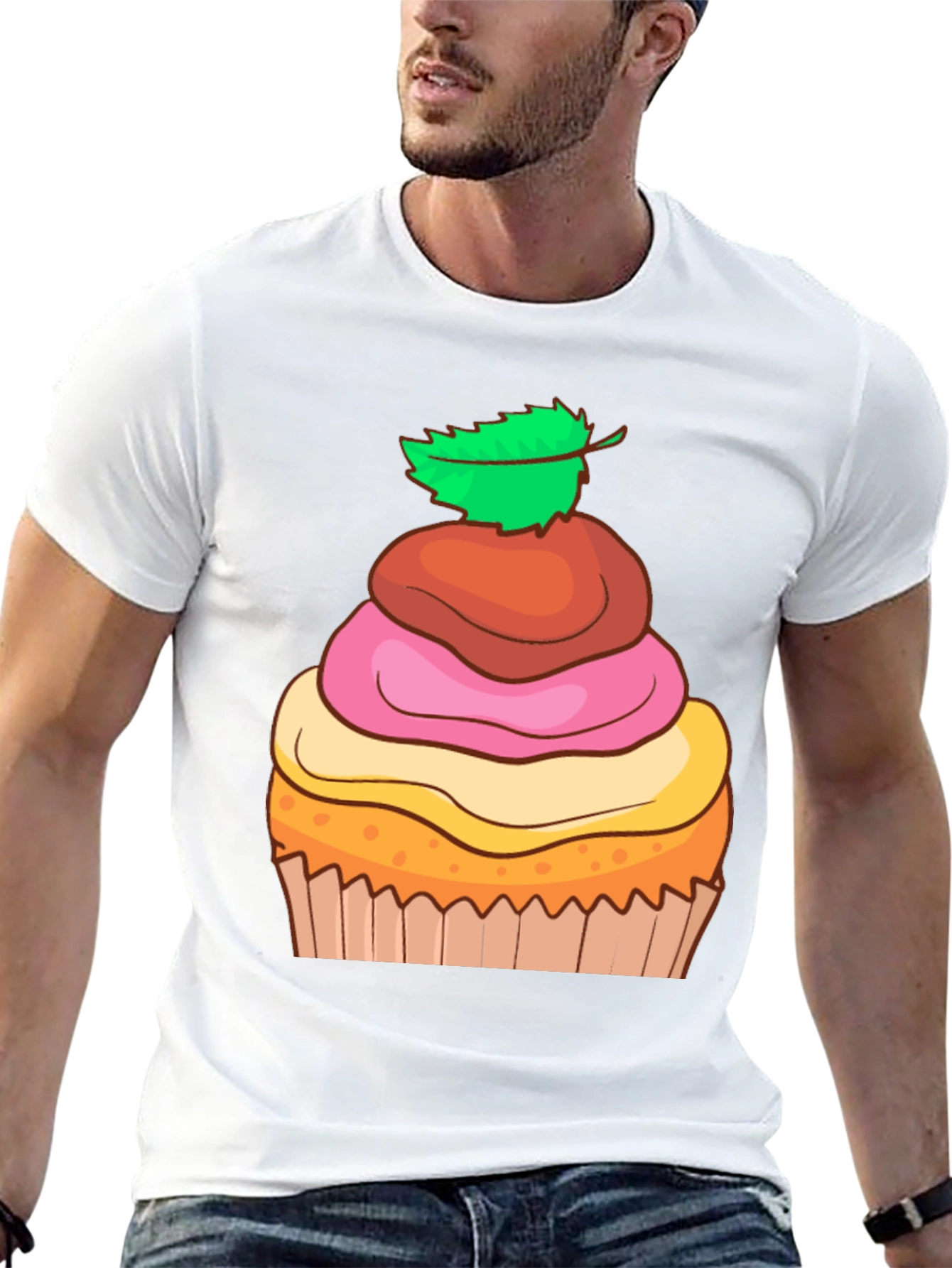 Cupcake Graphic Tee - Sweet Treat Design!