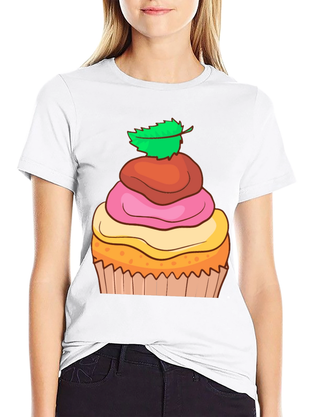 Cupcake Graphic Tee - Sweet Treat Design!