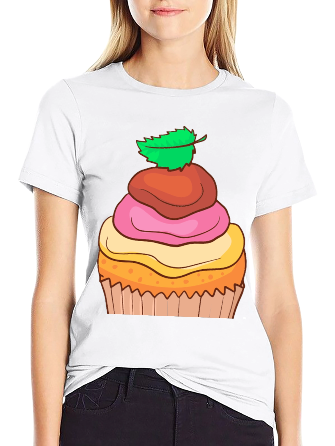 Cupcake Graphic Tee - Sweet Treat Design!