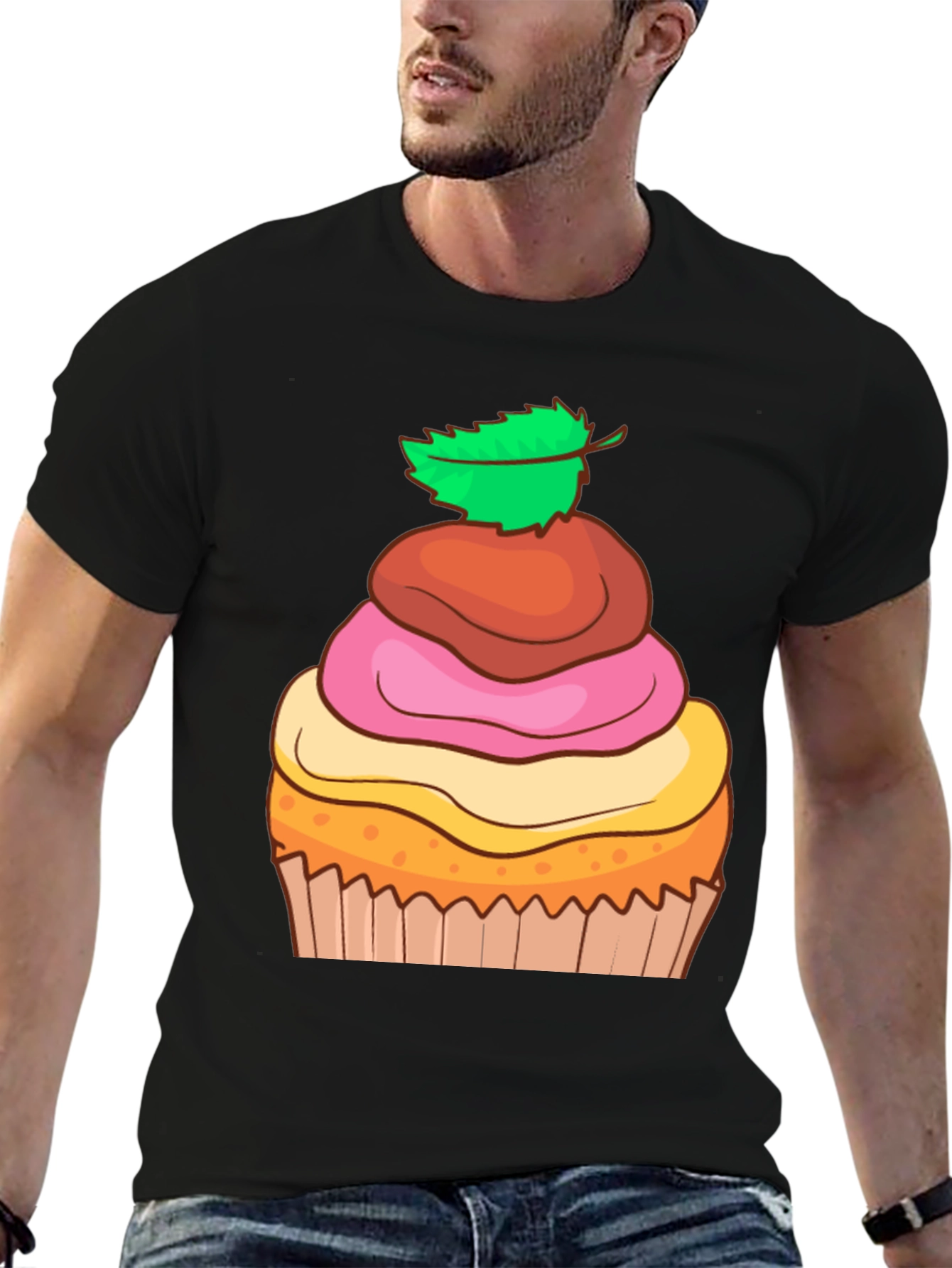 Cupcake Graphic Tee - Sweet Treat Design!