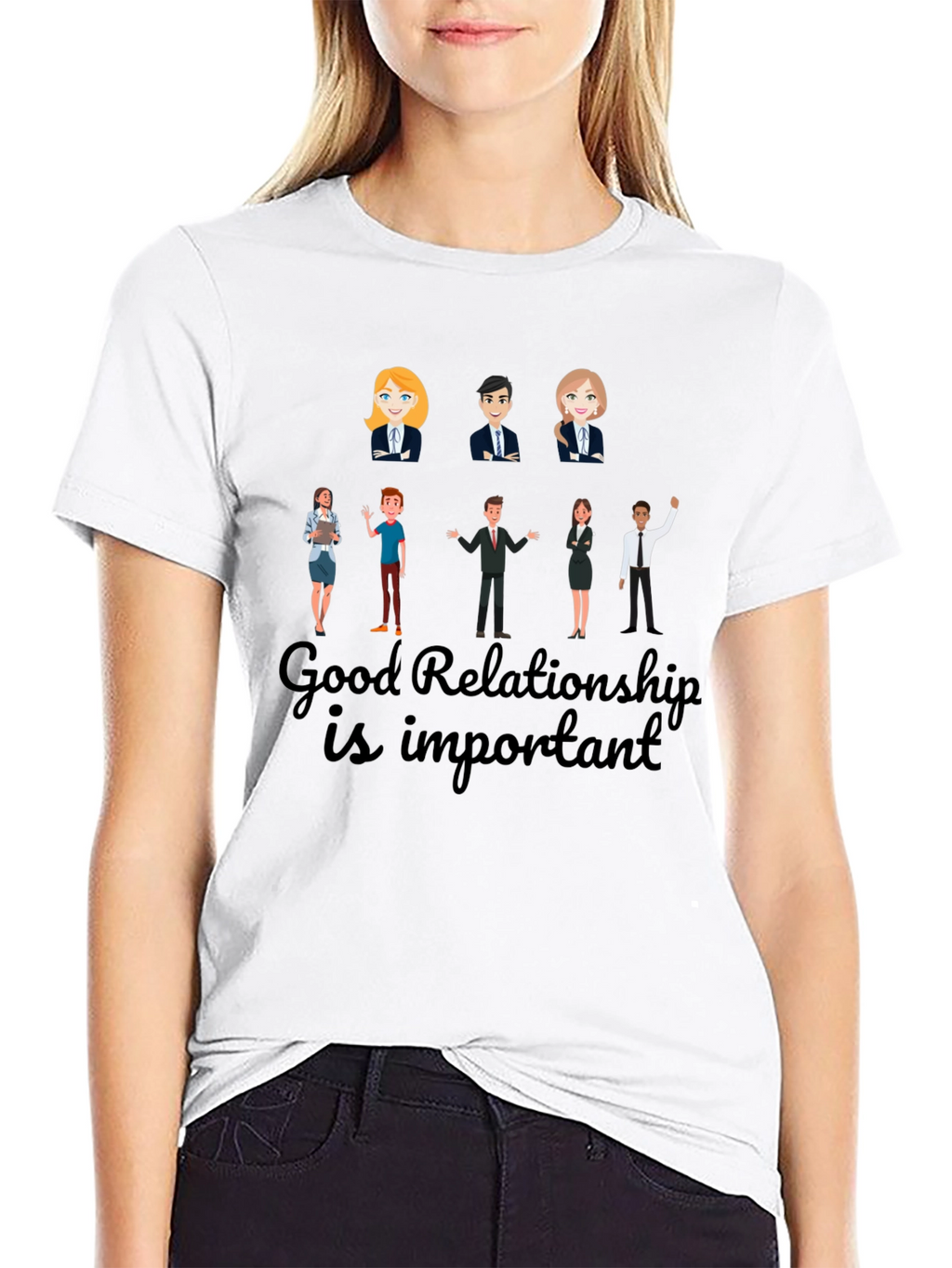 Good Relationship T-Shirt: Soft Cotton Blend Unisex Fit