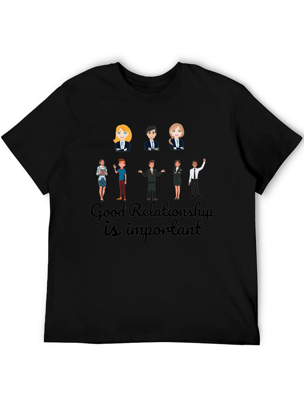 Good Relationship T-Shirt: Soft Cotton Blend Unisex Fit