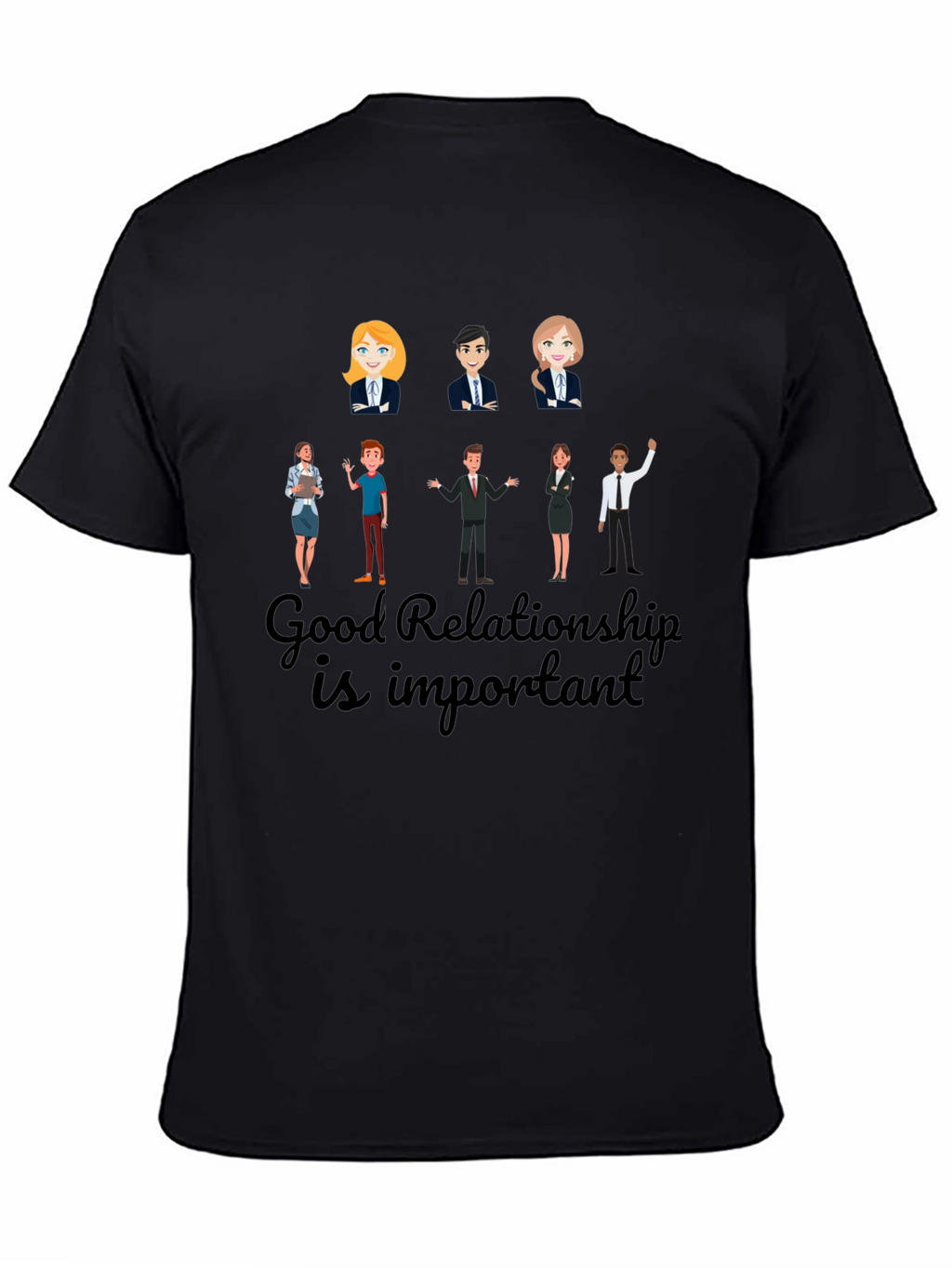 Good Relationship T-Shirt: Soft Cotton Blend Unisex Fit